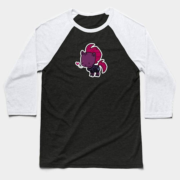 Tempest Shadow chibi Baseball T-Shirt by Drawirm